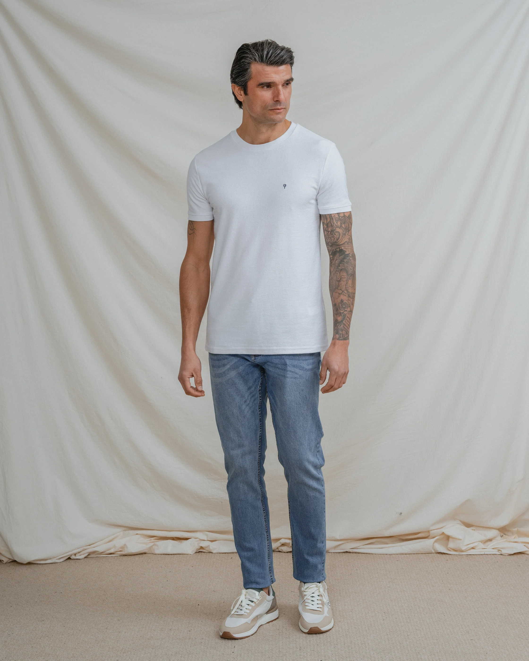 CAMISETA TEXTURA BLANCA - Image 3