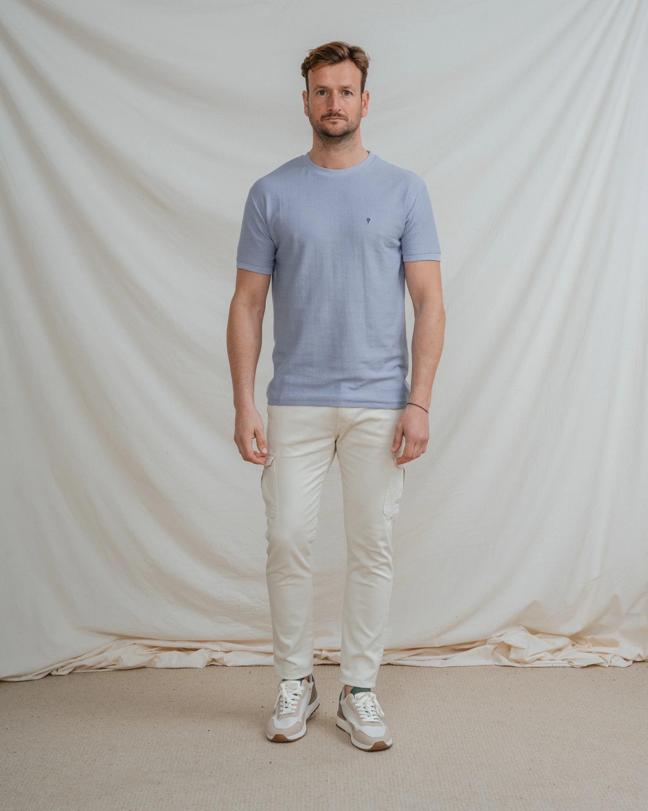 CAMISETA TEXTURA CELESTE - Image 4