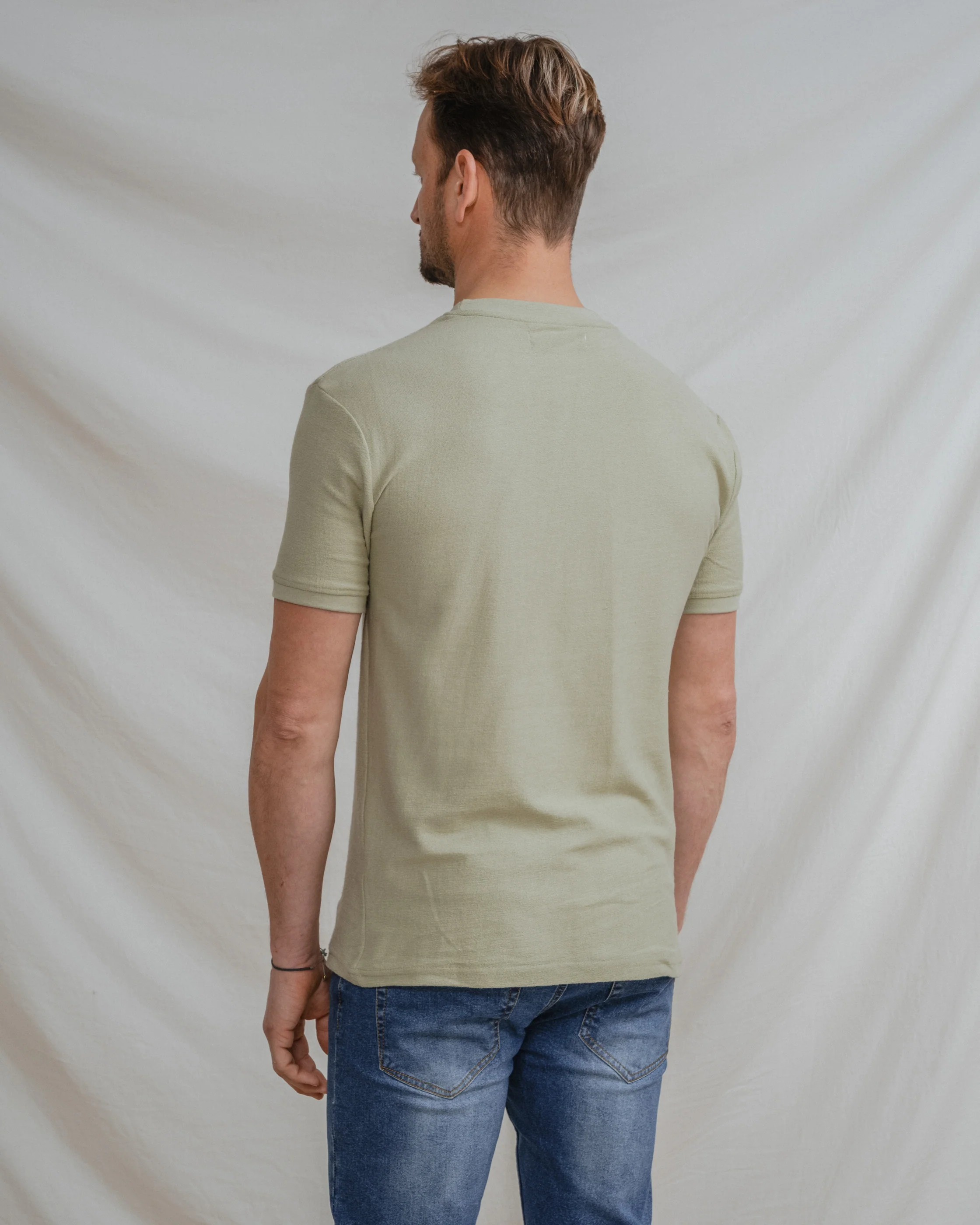 CAMISETA TEXTURA VERDE - Image 3