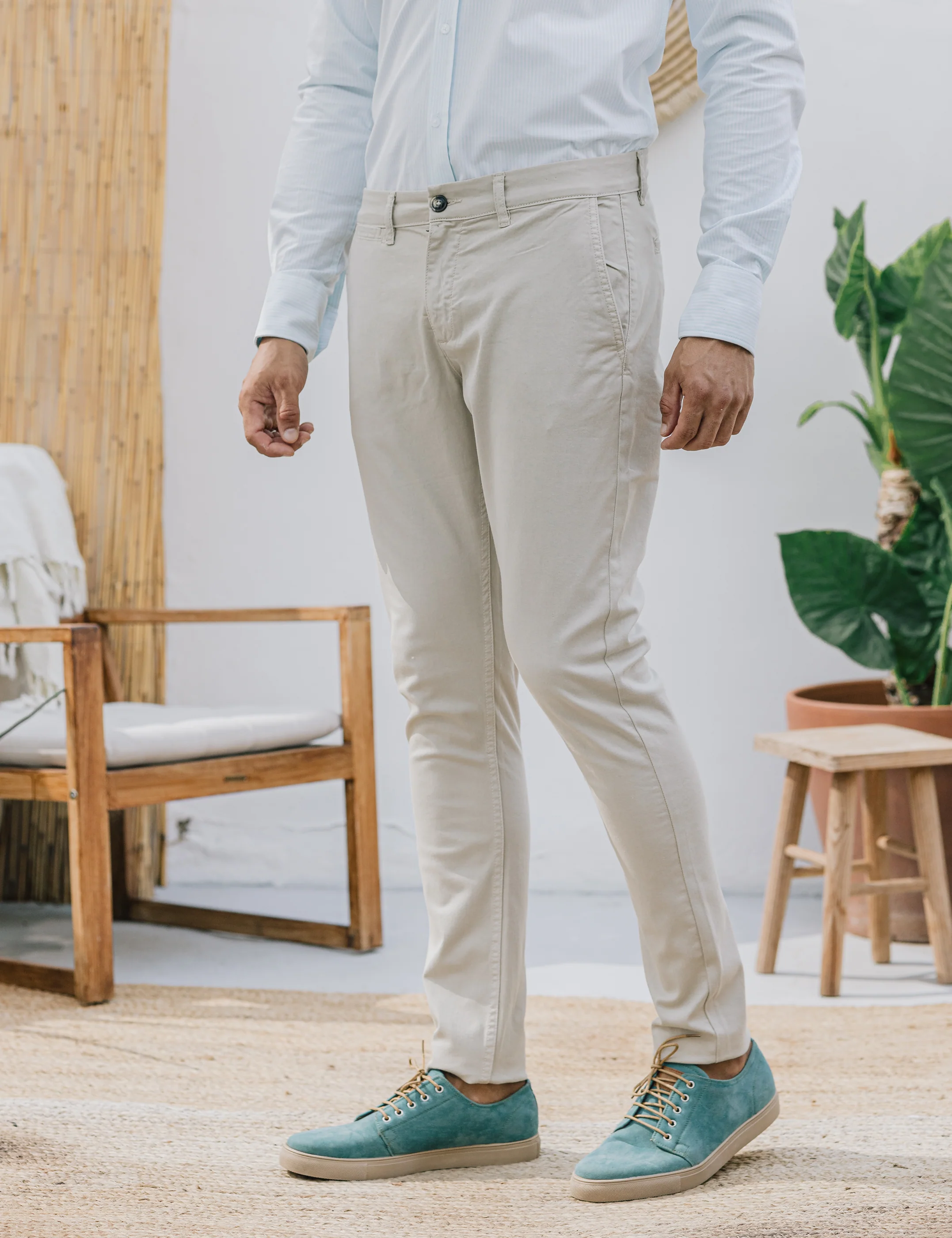 CHINO SKINNY BEIGE CLARO - Image 3