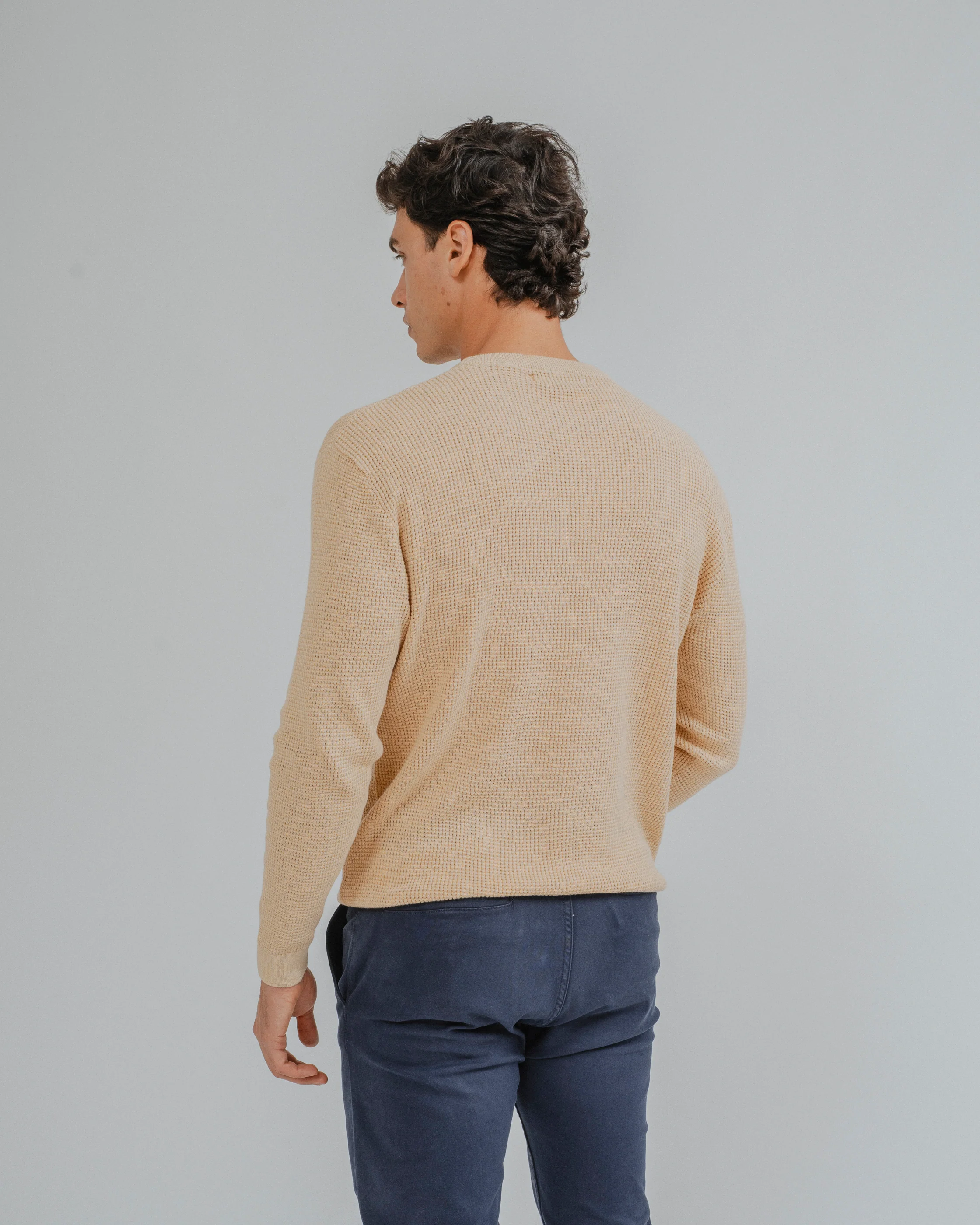 JERSEY ESTRUCTURA CUADRILLÉ AMARILLO - Image 3