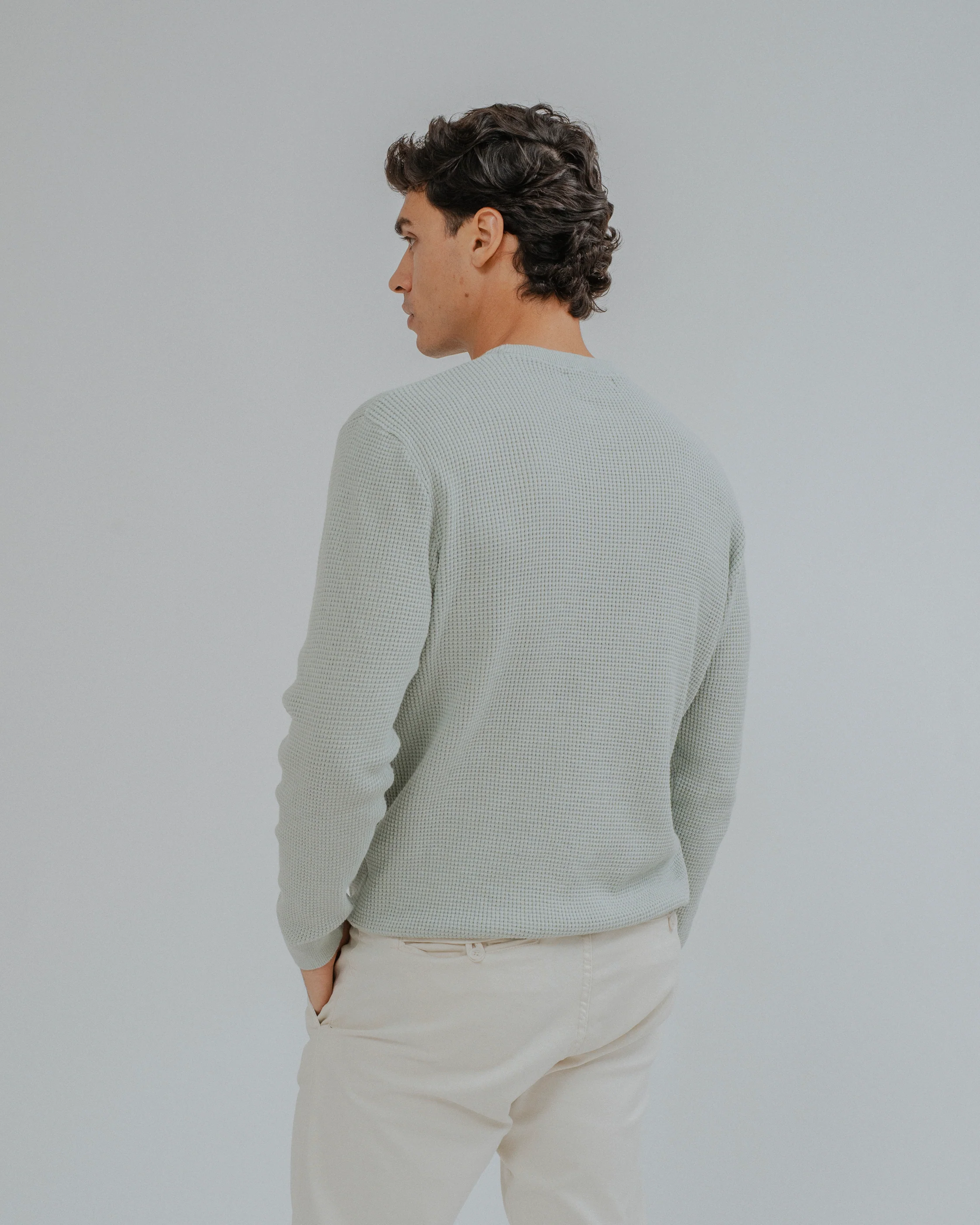 JERSEY ESTRUCTURA CUADRILLÉ VERDE - Image 4