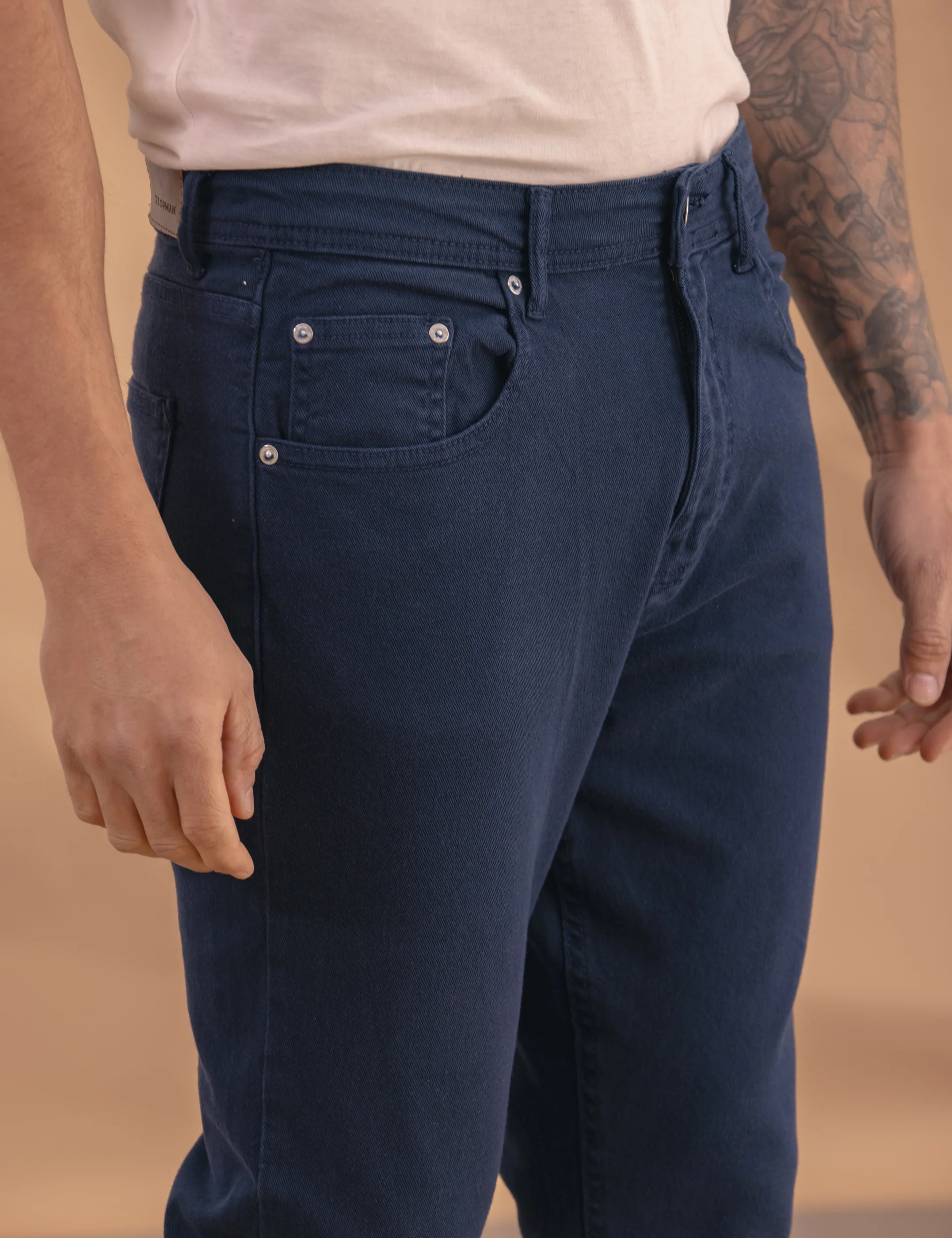 PANTALÓN 5 BOLSILLOS SKINNY MARINO - Image 3