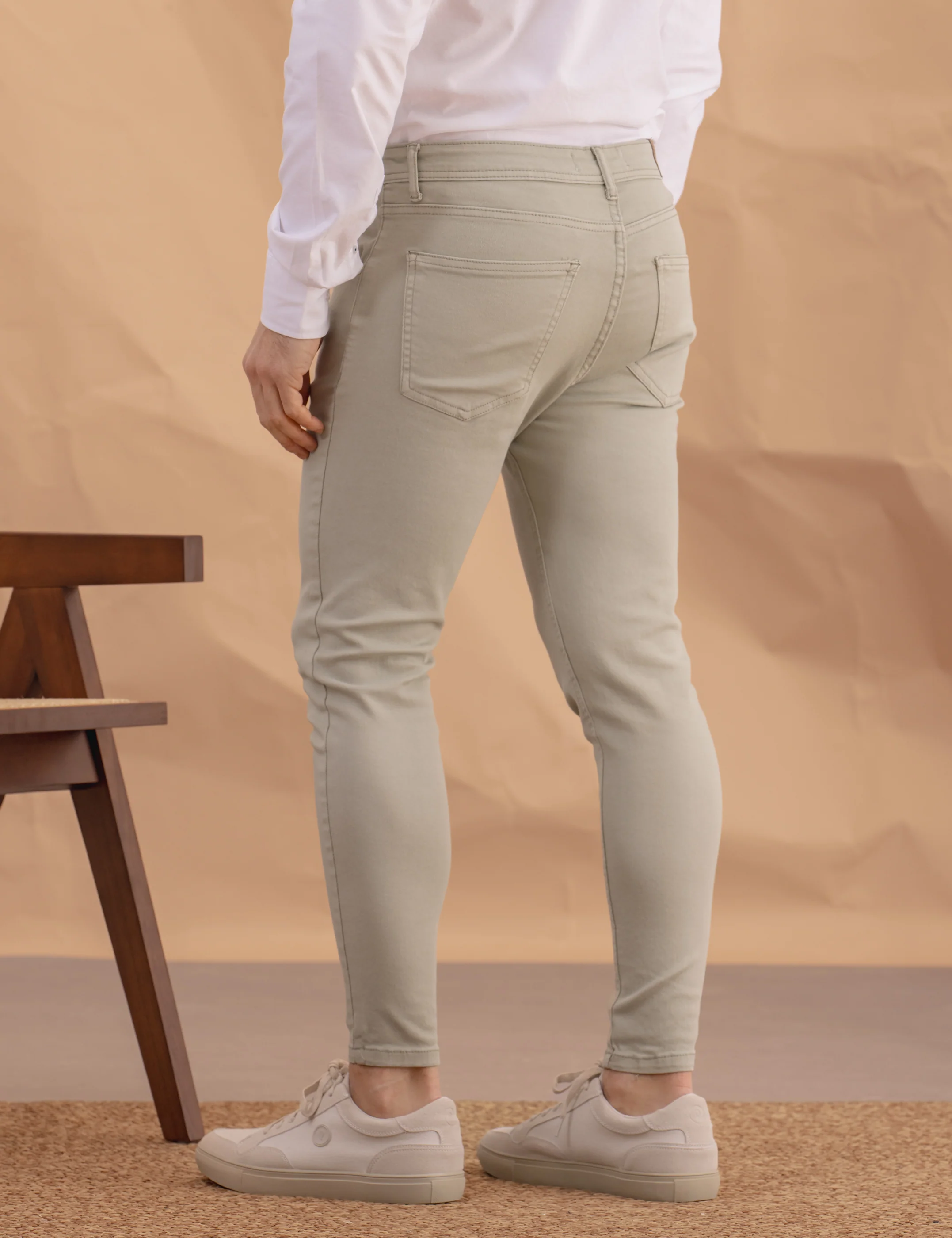 PANTALÓN 5 BOLSILLOS SKINNY VERDE - Image 4