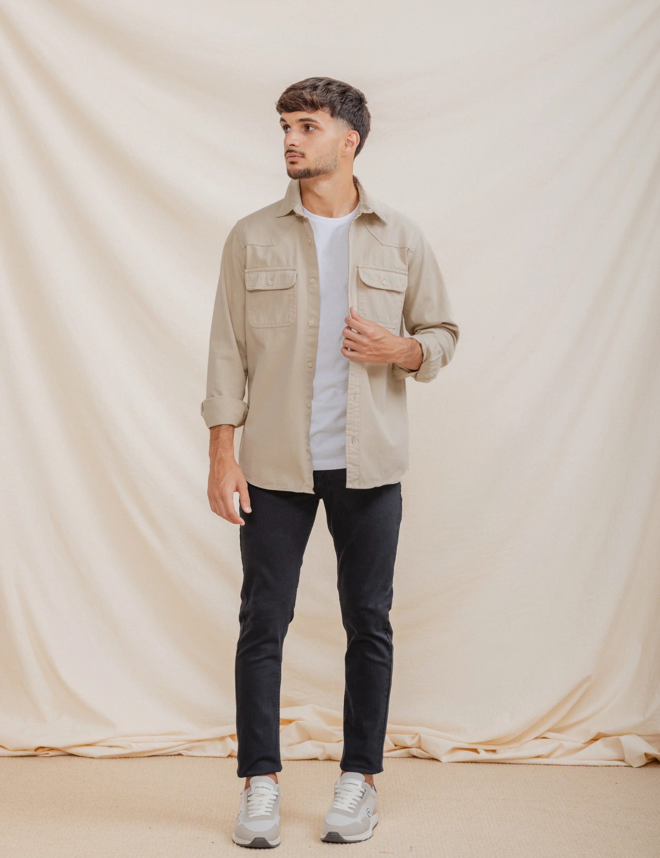 PANTALÓN 5 BOLSILLOS SLIM MARINO - Image 5