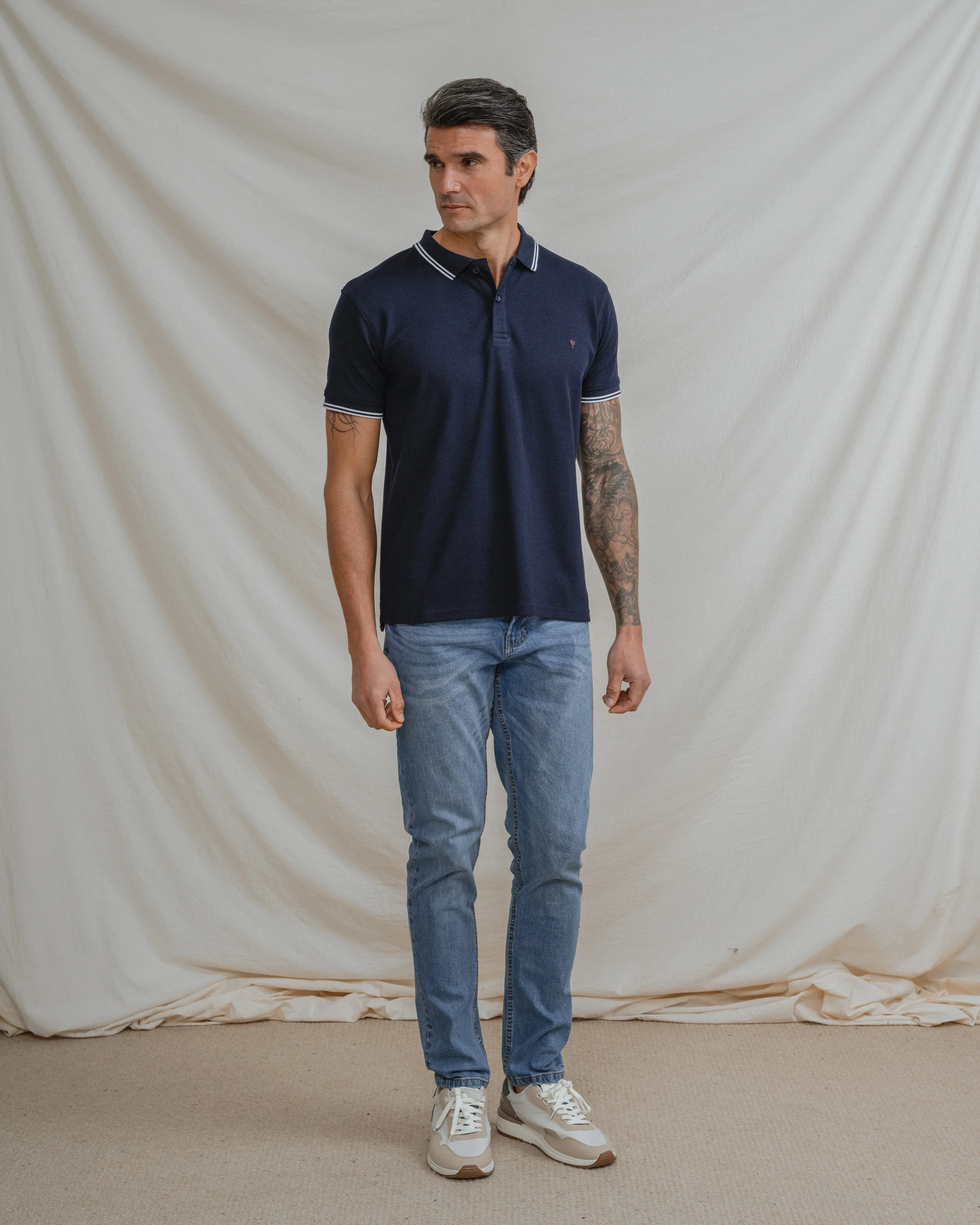 POLO ESTRUCTURA AZUL - Image 3