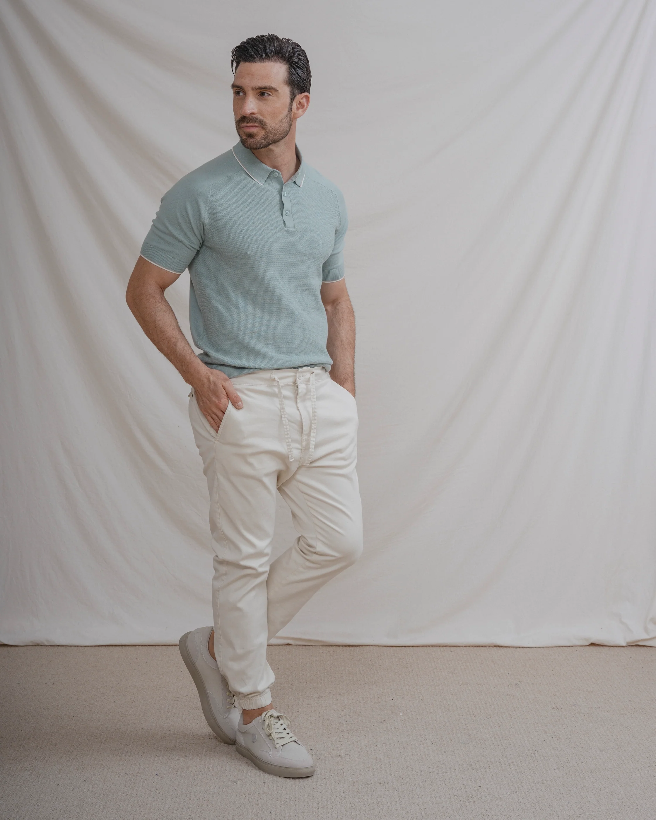 POLO TRICOT ESTRUCTURA VERDE - Image 3