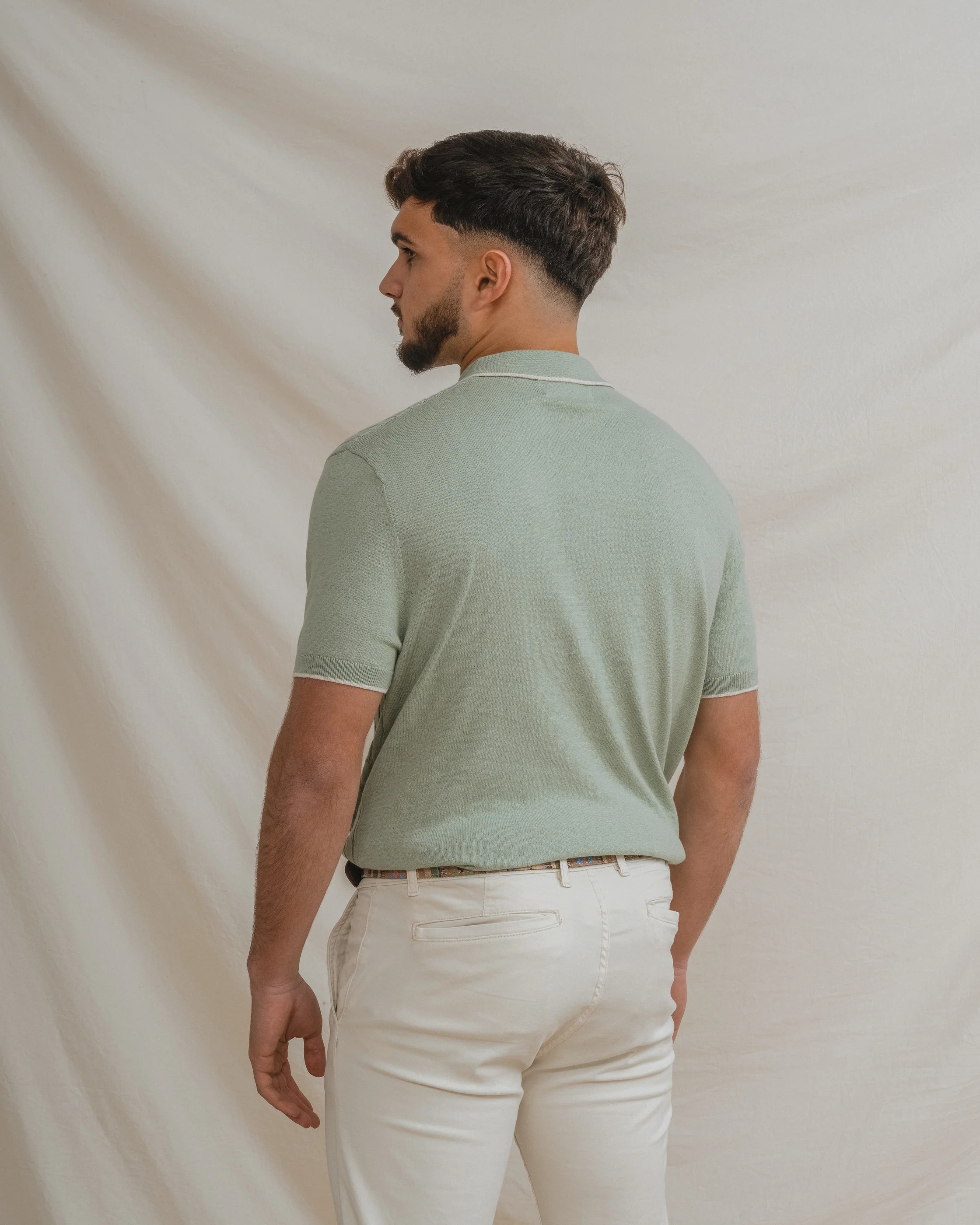 POLO TRICOT NUDOS VERDE - Image 4